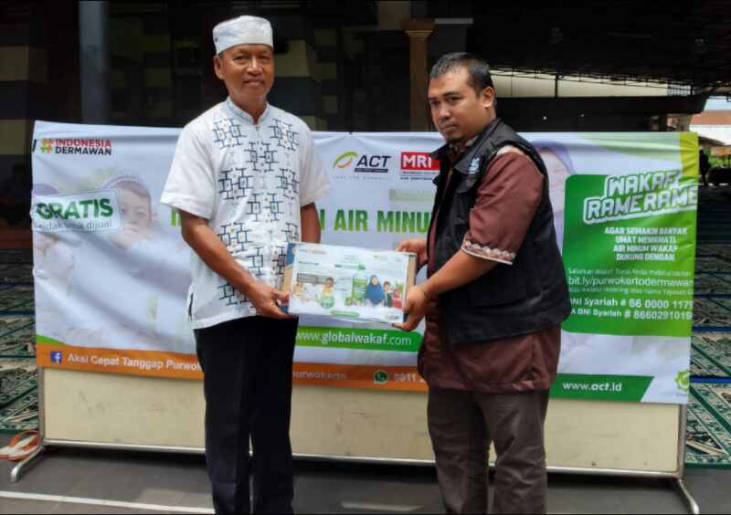 ACT Purwokerto Launching Wakaf Air Minum Beri Edukasi pada Masyarakat