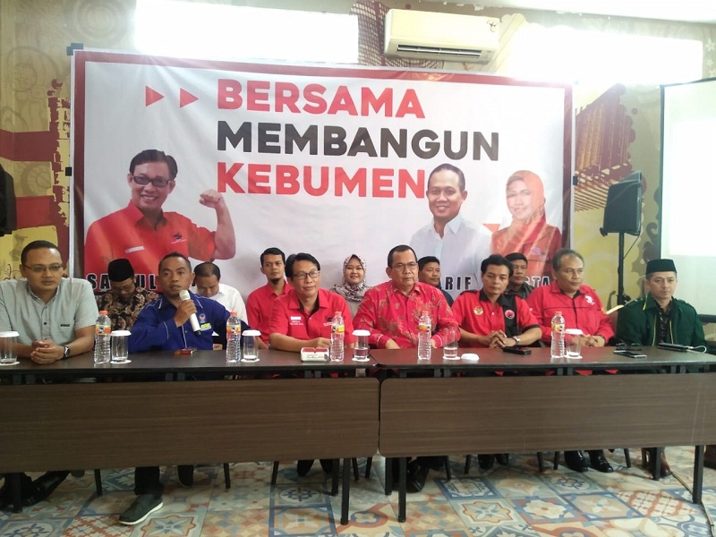PDIP Kebumen Usung Pasangan Arif Sugiyanto dan Ristawati