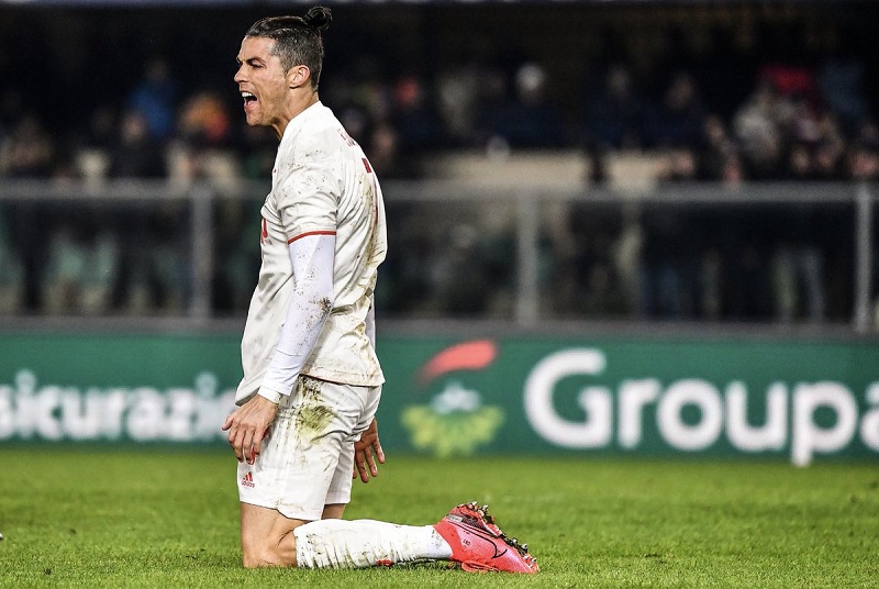 Verona 2-1 Juventus, Rekor Ronaldo Berujung Amarah