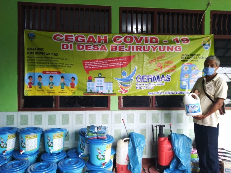 Desa Bejiruyung Mandiri Cegah Penyebaran Corona