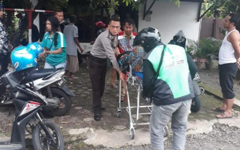 Jalan Searah, Dua Sepeda Motor Tabrakan