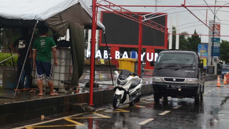 Rencanakan Rumah ODP Diberi Tanda - Desinfektan Drive Thru di Alun-alun