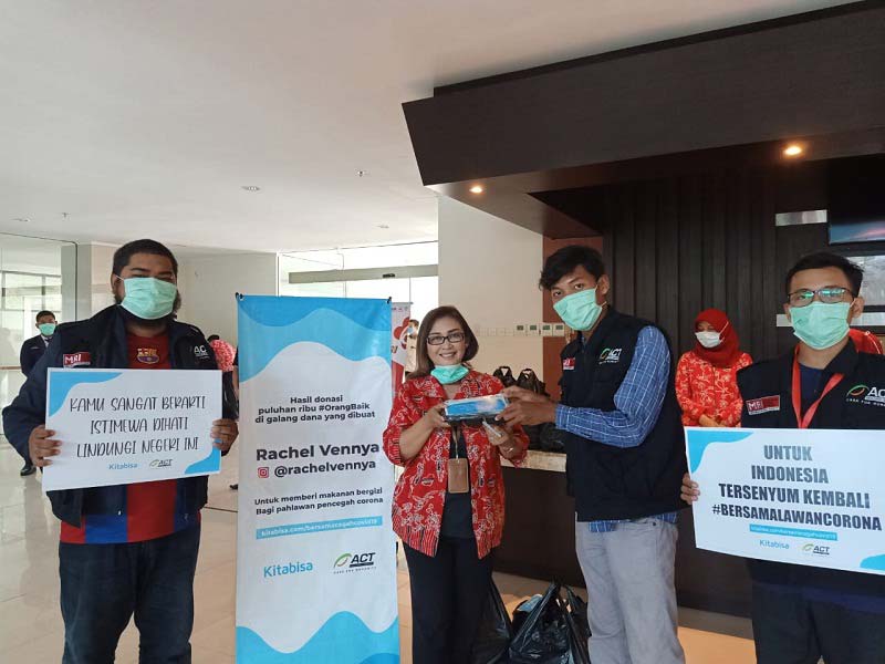 ACT Jateng Distribusikan Paket Pangan untuk Pejuang Medis RSUD KRMT Wongsonegoro
