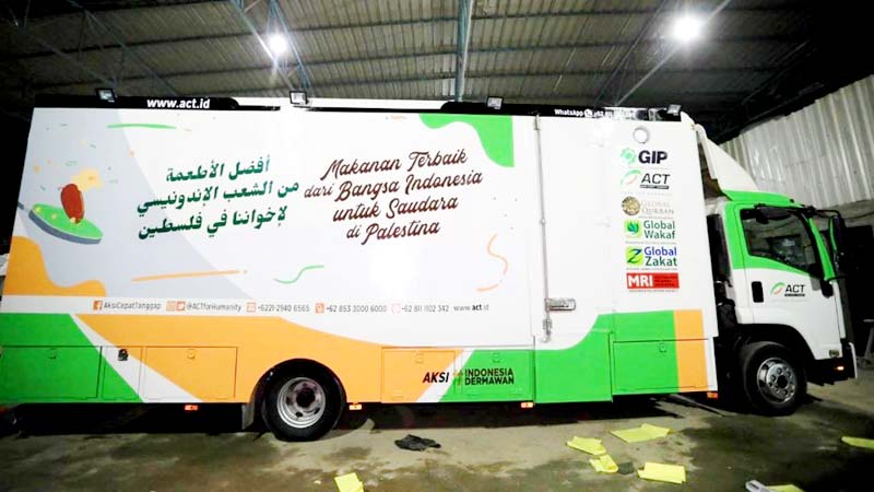 Humanity Food Truck Siap Bantu Petugas Medis di Gaza