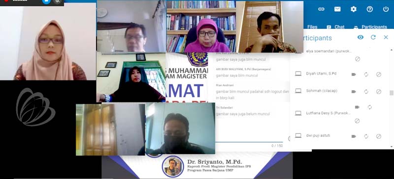 Magister Pendidikan IPS UMP Gelar Seminar dan Workshop Online