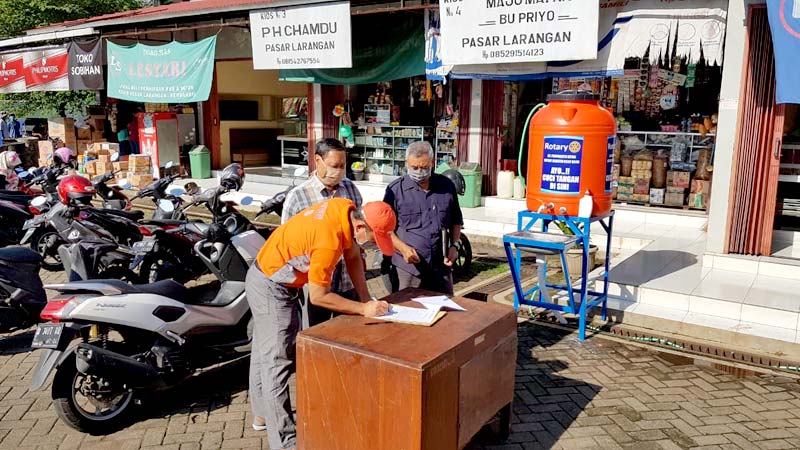 RC Purwokerto Satria Pasang Turen Air di Tempat Umum