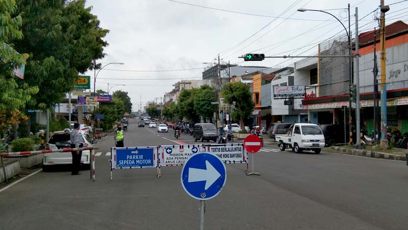 Jalur Tikus Dipadati Pengguna Jalan - Penerapan One Way di Purwokerto