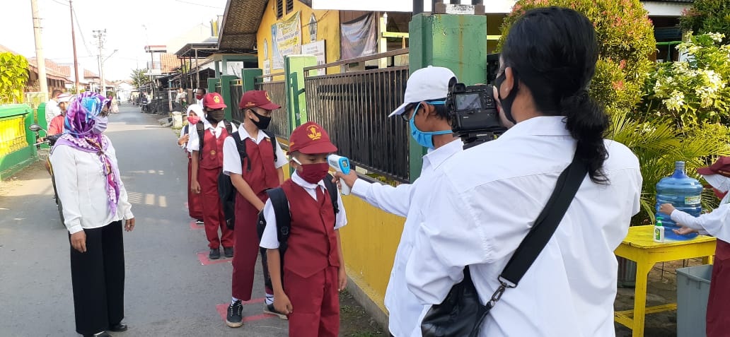New Normal Kabupaten Tegal , 40 Sekolah Mulai KBM, Jumlah Siswa Berangkat Separo, Siswa Zona Merah Dilarang Se