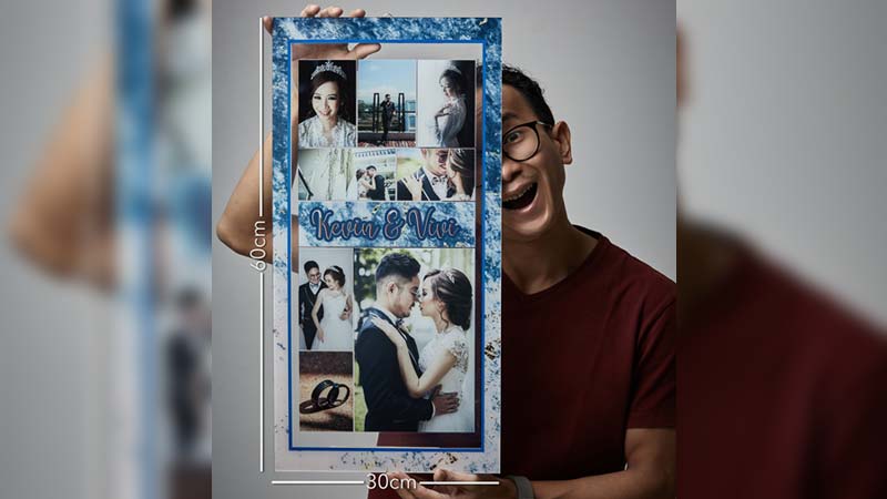 Hadirkan Wedding Story Acrylic Print