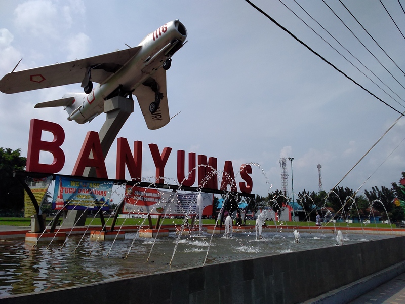 Alun-alun Banyumas Mulai Ramai, Operasi Masker Makin Ketat
