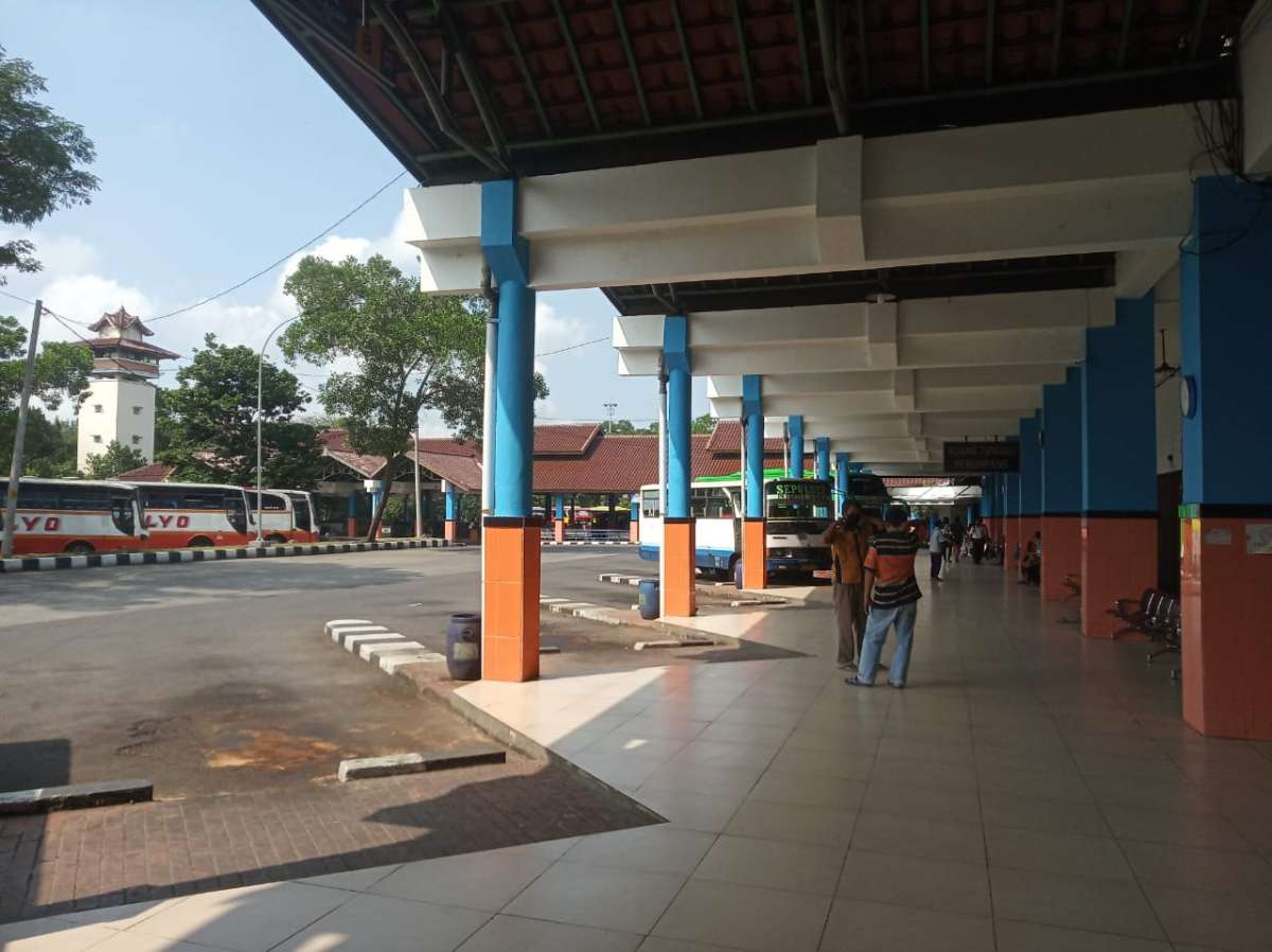 Sehari, Baru Lima Bus AKAP Berangkat di Terminal Purwokerto