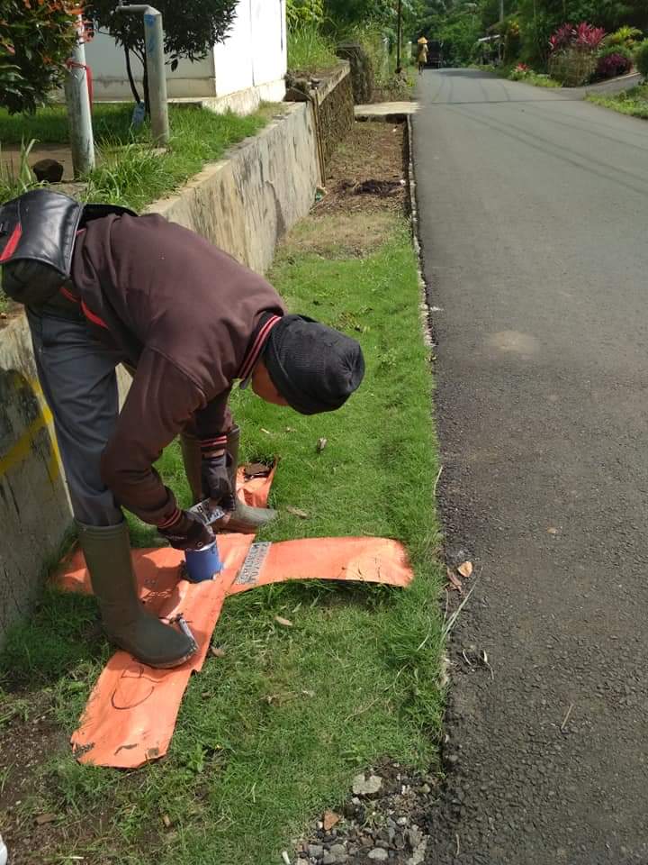 Tanda Patok Tol Sudah Ada Di Desa Pandansari Ajibarang, Bappeda Banyumas Pastikan Patok Untuk Mencari Rute Tol