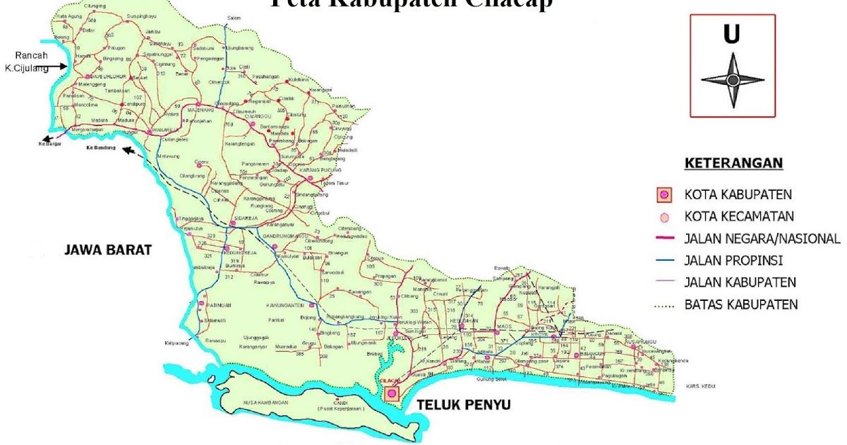 Peta Cilacap 