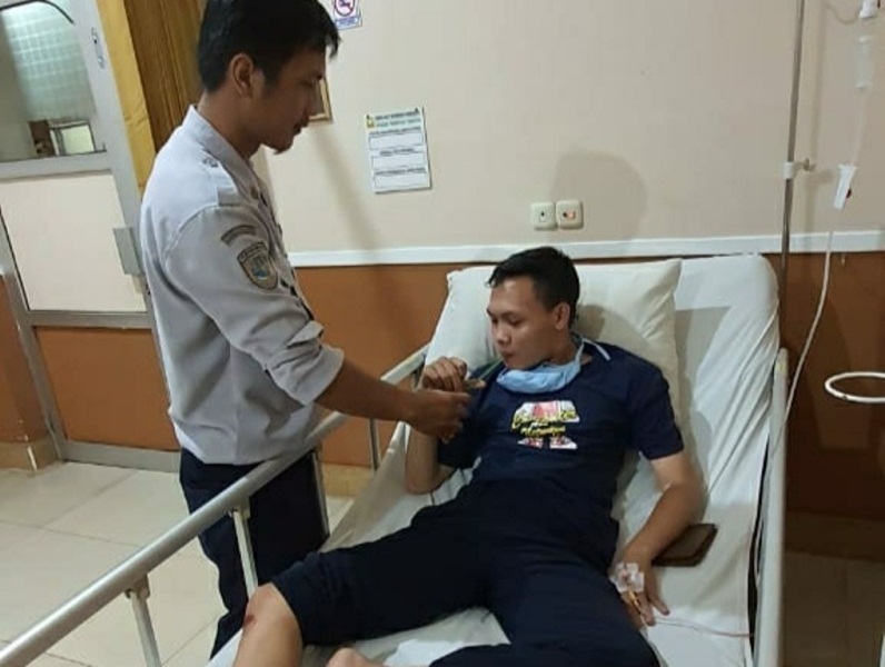 Petugas Yang Tertabrak Motor Oleh Pengendara Tak Bermasker Masih Jalani Perawatan di RS