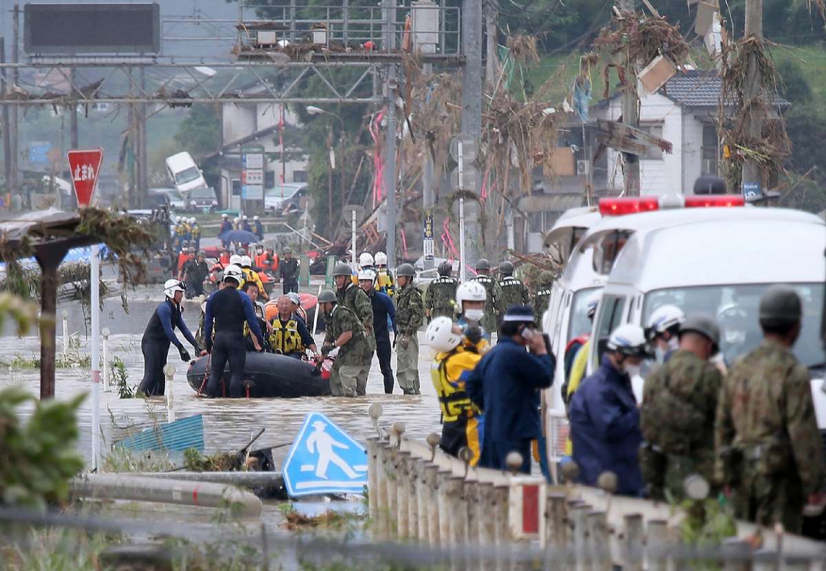 20 Tewas, 14 Orang Hilang, Kyushu Diterjang Banjir dan Tanah Longsor