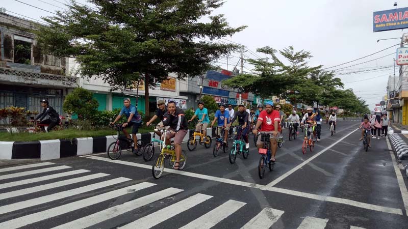 Jalur Khusus Sepeda di Purbalingga Terkendala Banyak Hal