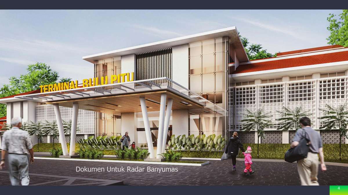 Keren dan Megah, Ini Tampilan Detail Desain Rencana Rehabilitasi Terminal Bulupitu Purwokerto