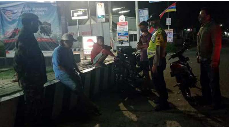 Aksi Balap Liar di Pertigaan Menganti Digagalkan Tim Patroli Polisi