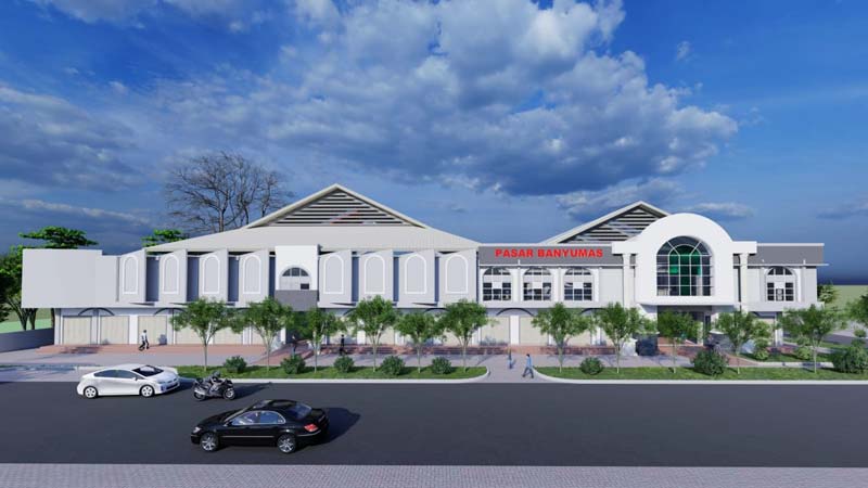Pembangunan Pasar Banyumas Kemungkinan Kontrak Akhir Agustus