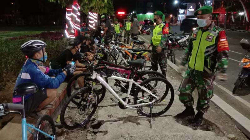 Banyak Pesepeda di Purbalingga Tak Patuh Protokol Kesehatan