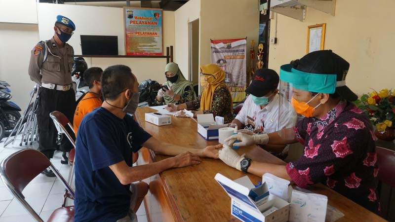 37 Tahanan Polres Purbalingga Jalani Rapid Test