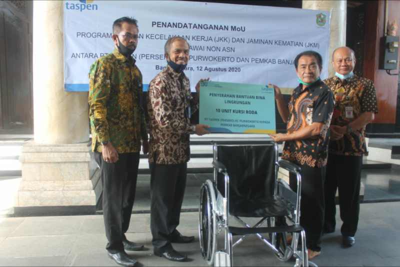 Pemkab - PT Taspen Tandatangani MoU Perlindungan Pegawai Non ASN