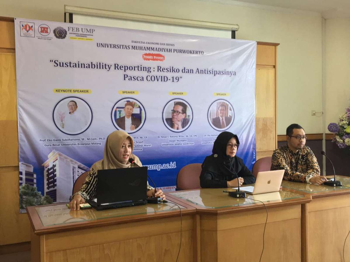 Fakuktas Ekonomi dan Bisnis UMP Gelar Webinar Bersama Ikatan Akuntan Indonesia dan Asosiasi Dosen Akuntan Indo
