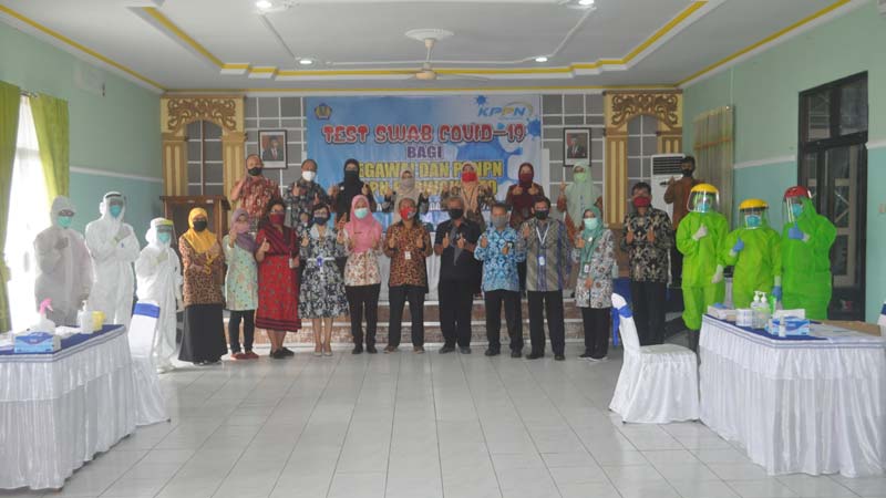 KPPN Purwokerto Gelar Tes Swab Bagi Seluruh Pegawai dan PPNPN