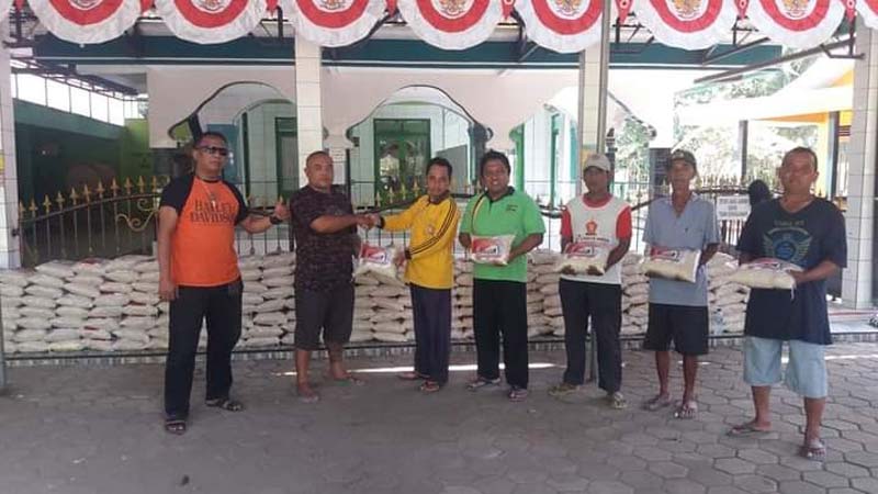 Komunitas Anak Jalan Salurkan 1,5 Ton Beras