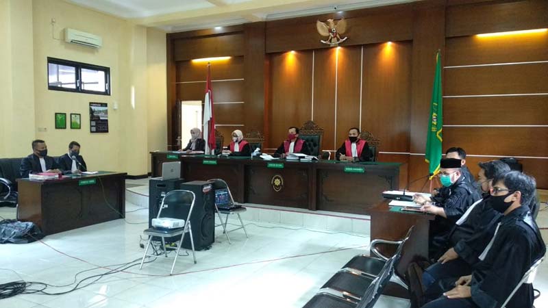 Sujud Sugiarto Jalani Sidang Perdana Dugaan Kasus Penyebaran Hoaks