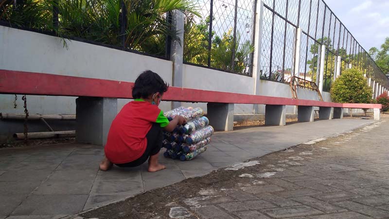 UPKP Pergoki Pencuri Tanaman Hias Cantik di Taman Kota Sumpiuh
