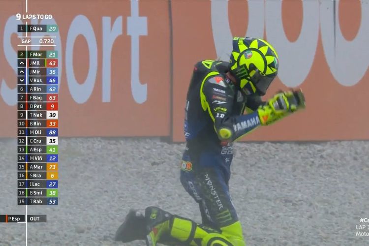 Gagal Finish, Rossi: Ini Memalukan
