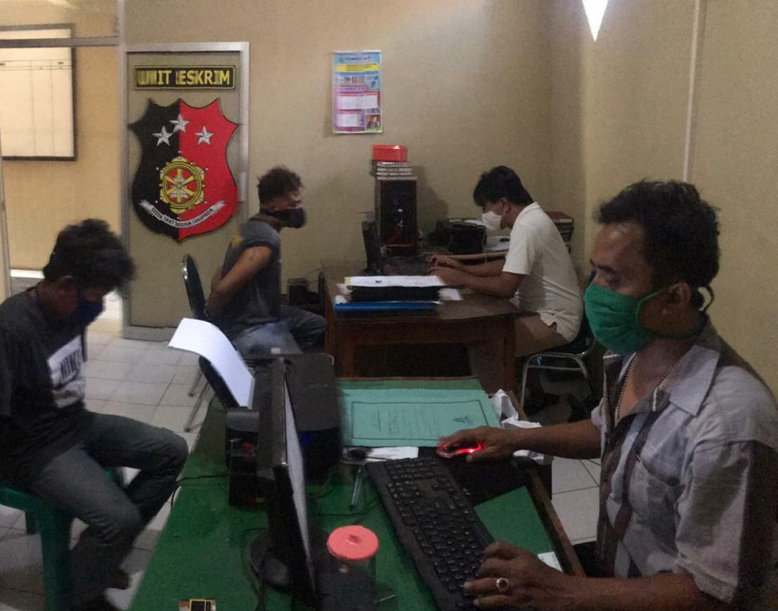 Bawa Kabur Sepeda Motor di Depan Pasar Sibalung, Dua Orang Dibekuk