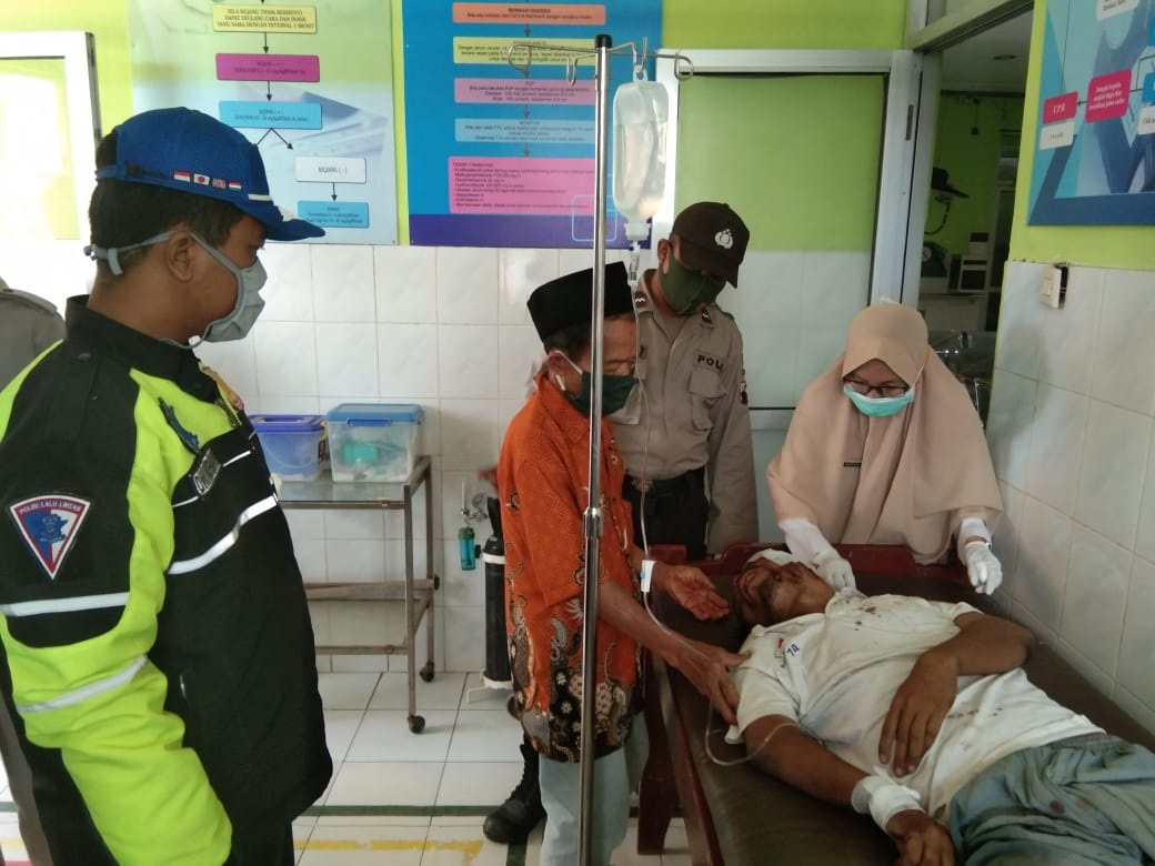 Pejalan Kaki Tersambar Kereta