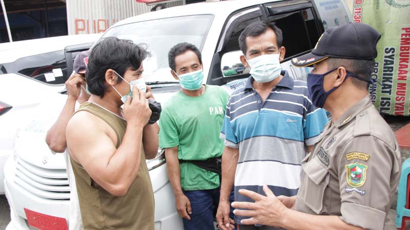 58 Orang Terjaring Razia Tak Pakai Masker di Banjarnegara, Diberi Sanksi Menyanyi dan Menghafal