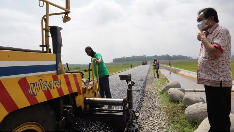 Progres Infrastruktur Proyek-proyek di Banjarnegara Capai 60 Persen