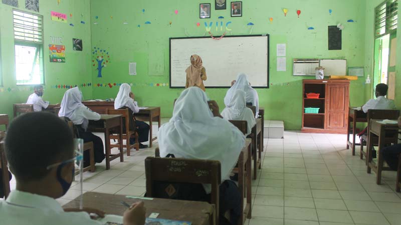 Di Banjarnegara, 68 SMP Telah Laksanakan Pembelajaran Tatap Muka