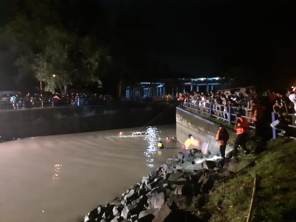 Dua Pemuda Hanyut di Bendung Gerak Serayu Akhirnya Ditemukan