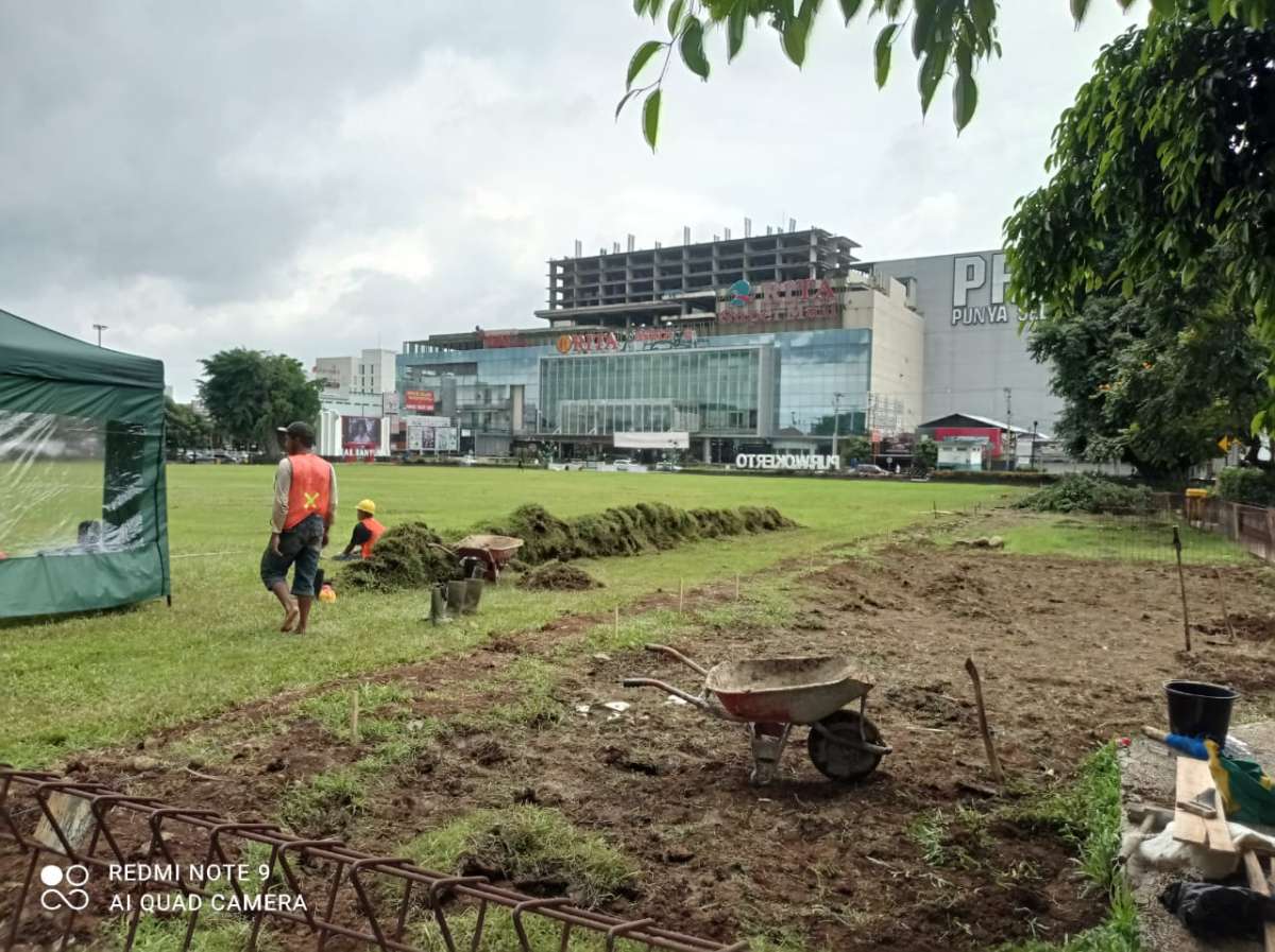 Penataan Alun-Alun Purwokerto, Pedestrian Dilebarkan 6 Meter