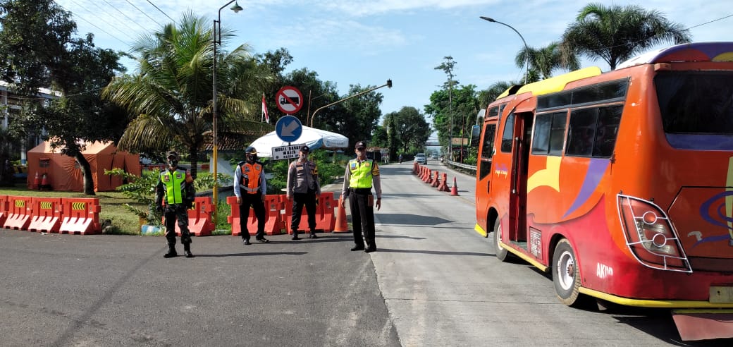 Penyekatan Empat Titik Masuk ke Banyumas Dimulai Hari Ini