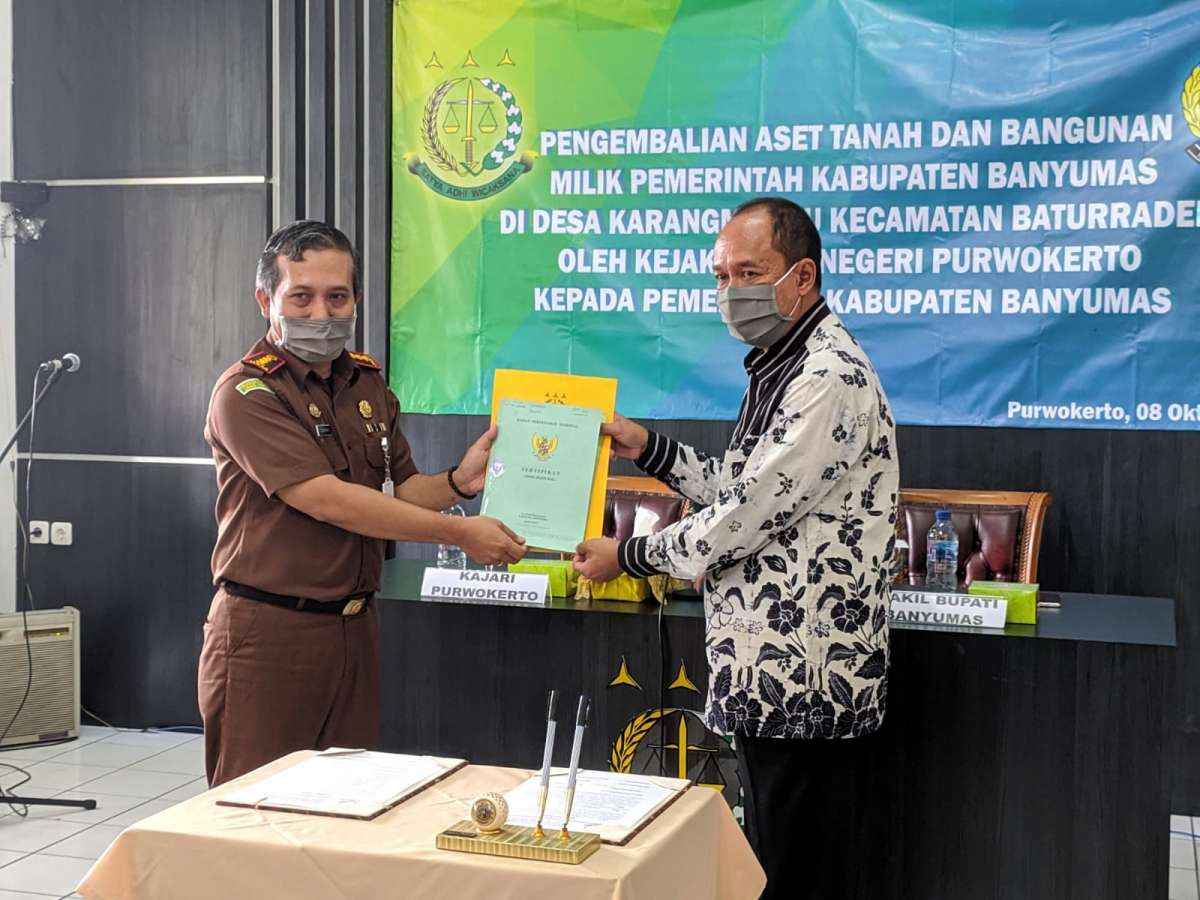 Aset Pemkab Banyumas Rp 2,4 M Berupa Tanah dan Vila di Baturraden Dikembalikan