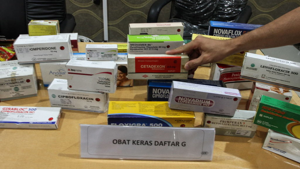 Edarkan Obat Keras Masuk Daftar G, Dituntut 1,5 Tahun