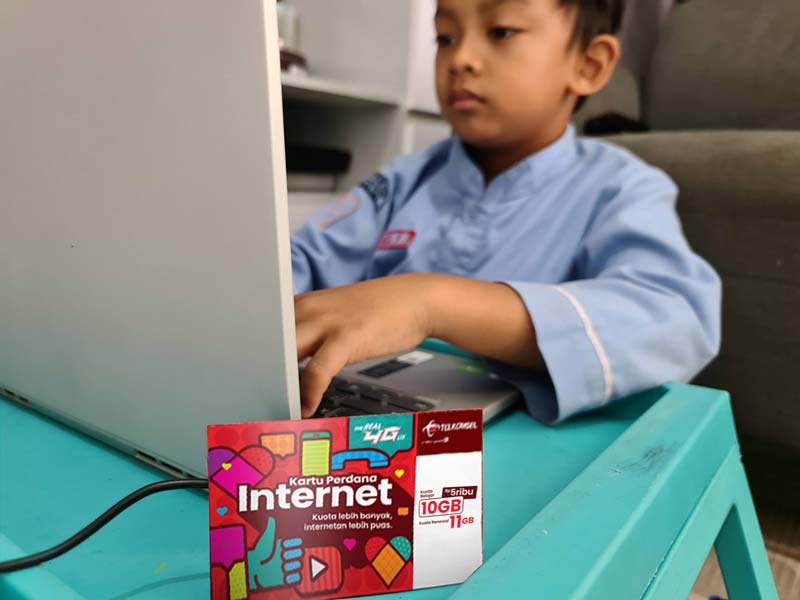 Telkomsel Dukung Program Bantuan Kuota Data Internet