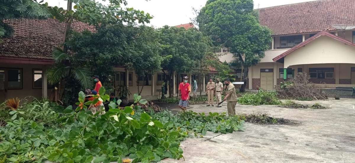 Gedung Bekas SMPN 3 Purbalingga Dijadikan “Rumah Sakit” Pasien Covid