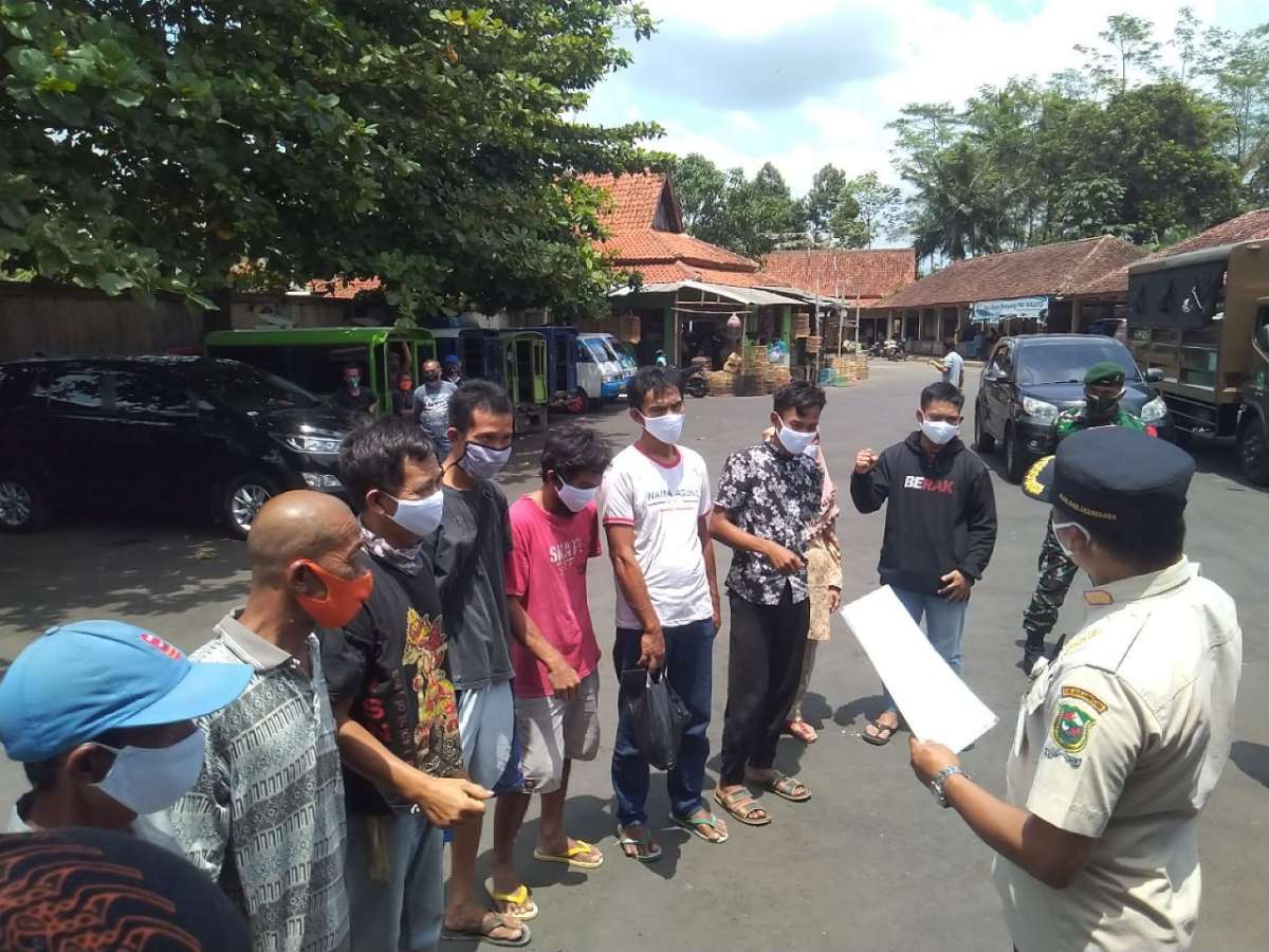 108 Orang Terjaring Razia Masker di Banjarnegara