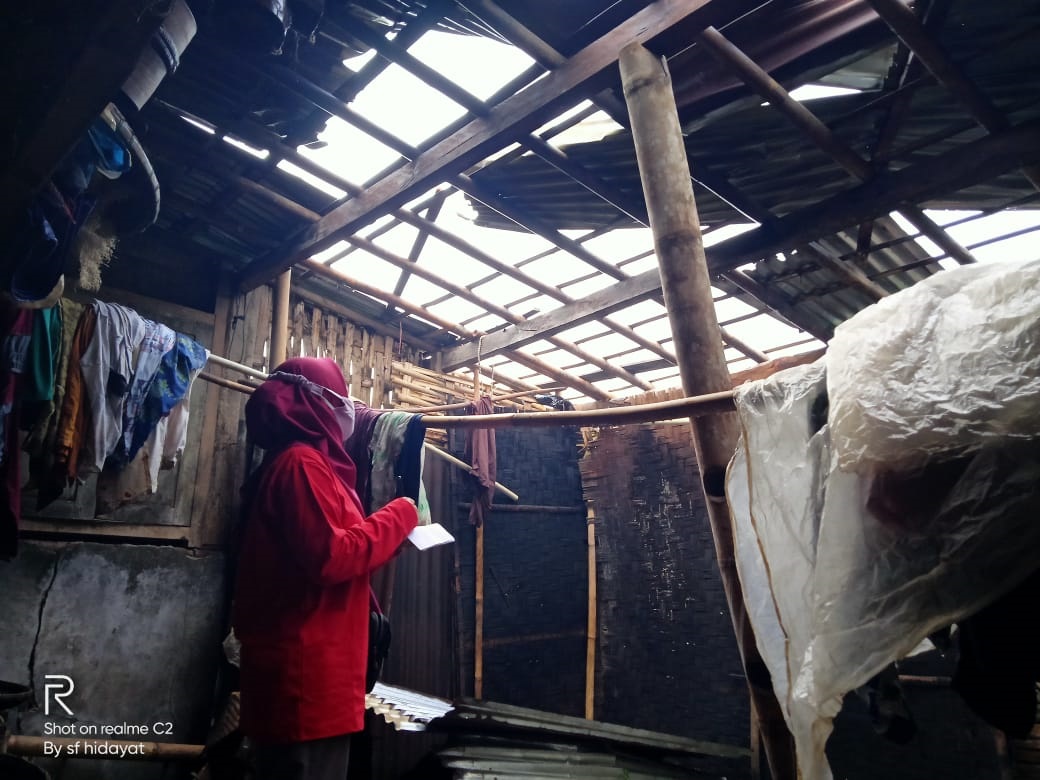 Angin Puting Beliung Terjang Desa Bedana Kalibening - Banjarnegara