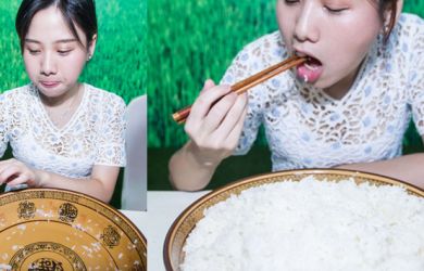 Gila…! Saat Makan, Wanita Cantik Ini Bisa Habiskan 4 Kg Nasi Sekaligus