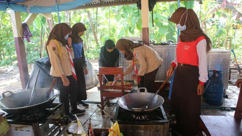 Dapur Umum Hanya Tersisa Satu Pengungsi