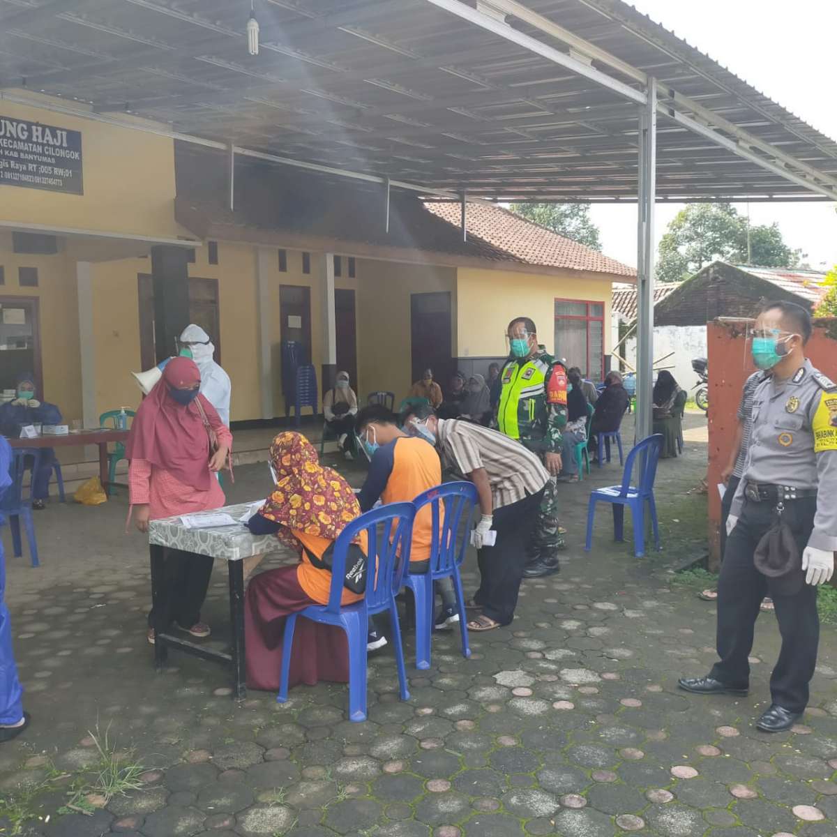 15 Warga Grumbul Kauman Desa Cilongok Positif Covid, 72 Orang Diswab