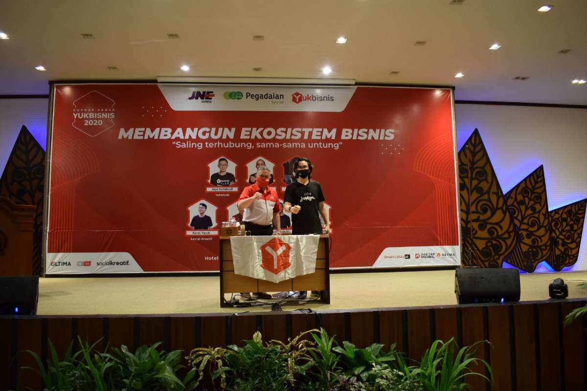 JNE & Yuk Bisnis Launching ADASAPA (Akademi Dagang Saat Pandemi)